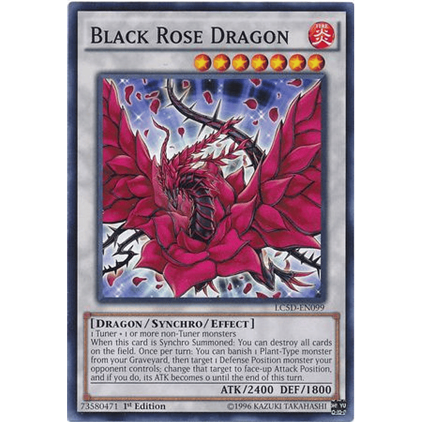 Black Rose Dragon - LC5D-EN099 - Common 