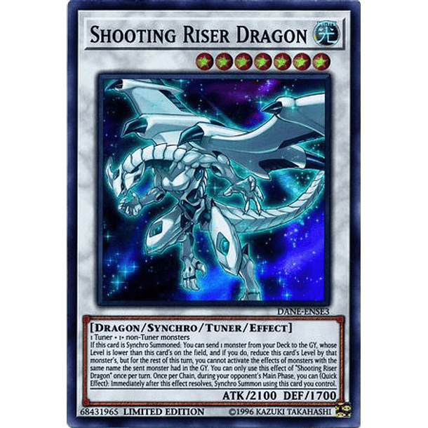 Shooting Riser Dragon - DANE-ENSE3 - Super Rare