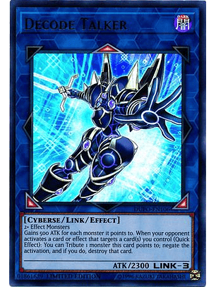 Decode Talker - DUPO-EN106 - Ultra Rare Limited Edition