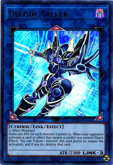 Decode Talker - DUPO-EN106 - Ultra Rare Limited Edition