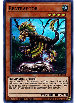 Beatraptor - DANE-ENSE1 - Super Rare Limited Edition