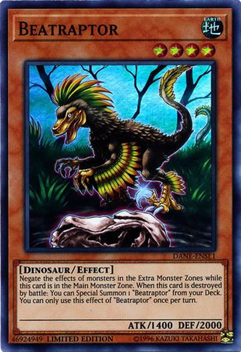 Beatraptor - DANE-ENSE1 - Super Rare Limited Edition