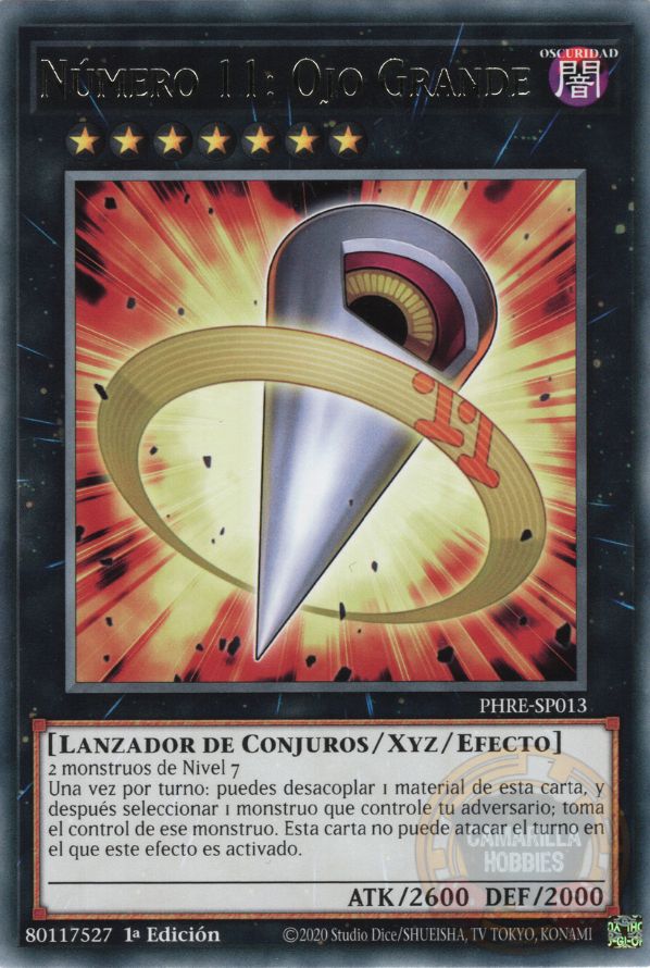 Number 11: Big Eye - PHRE-EN013 - Rare  1