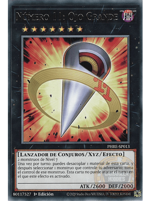 Number 11: Big Eye - PHRE-EN013 - Rare 