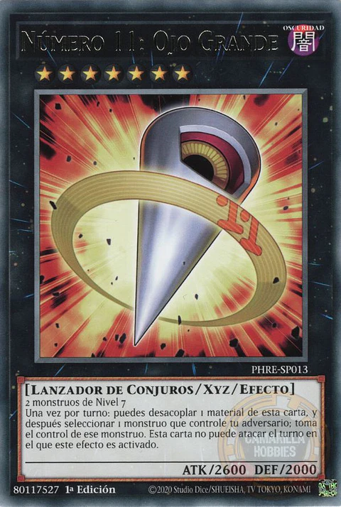 Number 11: Big Eye - PHRE-EN013 - Rare 
