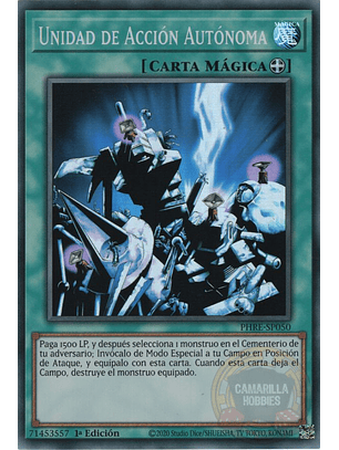 Autonomous Action Unit - PHRE-EN050 - Super Rare 