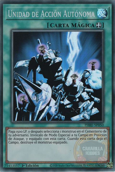 Autonomous Action Unit - PHRE-EN050 - Super Rare 