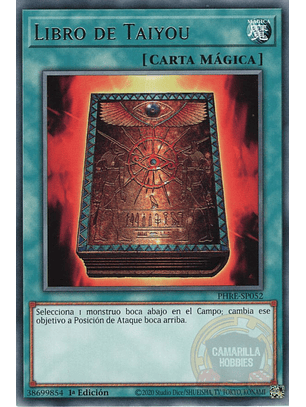 Book of Taiyou - PHRE-EN052 - Rare 