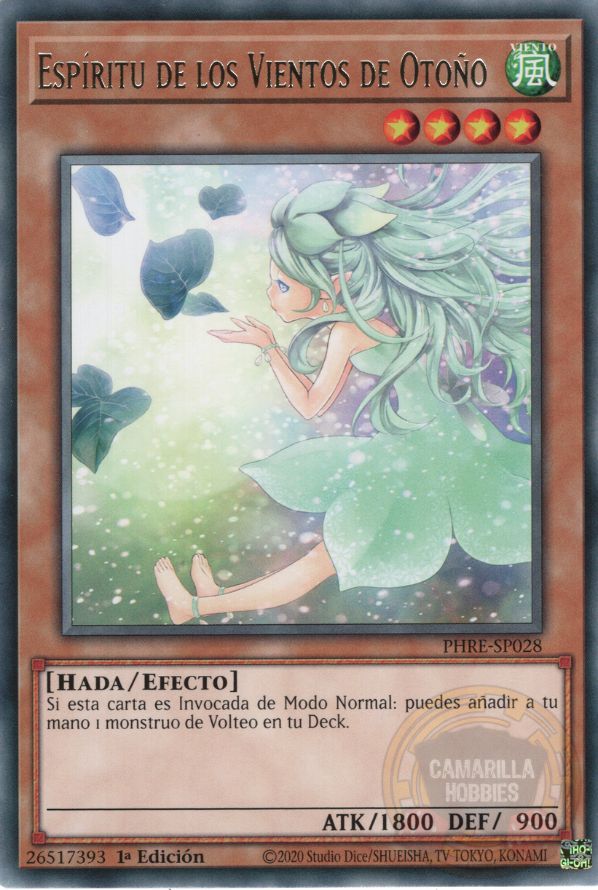 Spirit of the Fall Wind - PHRE-EN028 - Rare  1