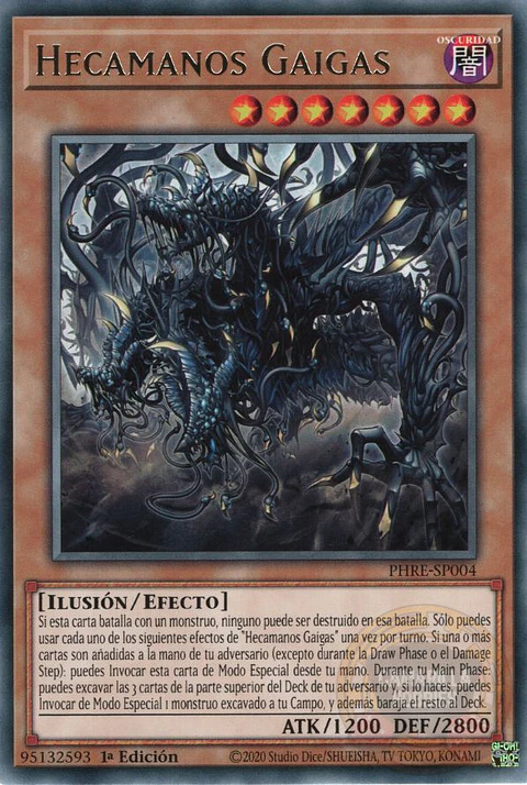 Hecahands Gaigas - PHRE-EN004 - Rare 