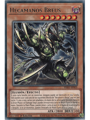 Hecahands Breus - PHRE-EN005 - Rare 