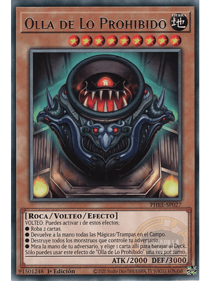 Pot of The Forbidden - PHRE-EN027 - Rare 