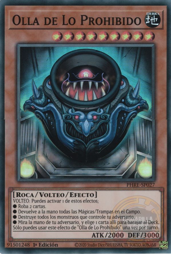 Pot of The Forbidden - PHRE-EN027 - Super Rare  1