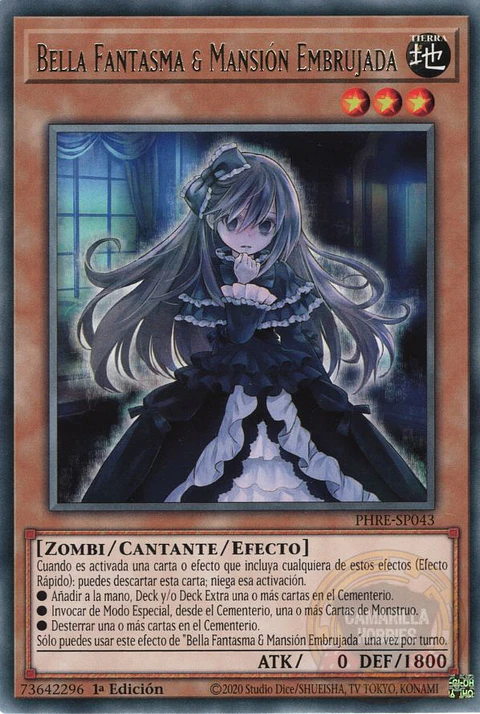 Ghost Belle & Haunted Mansion - PHRE-EN043 - Rare 