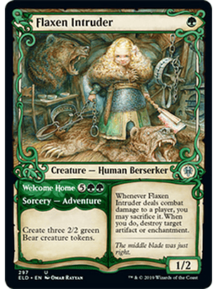 Flaxen Intruder (Alternate Art) - ELD - U