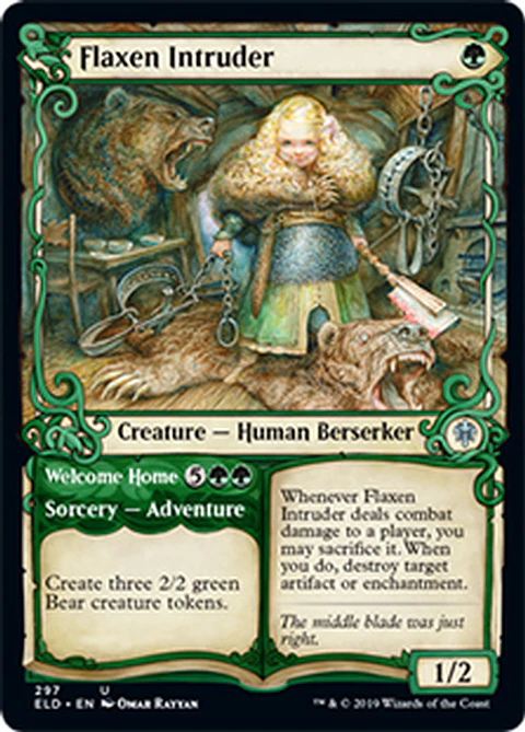 Flaxen Intruder (Alternate Art) - ELD - U