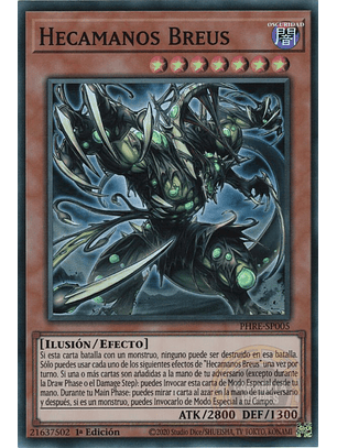 Hecahands Breus - PHRE-EN005 - Super Rare 