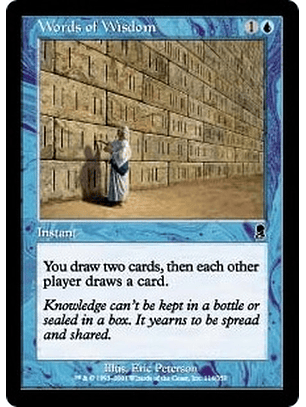 Words of Wisdom - ODS - C 