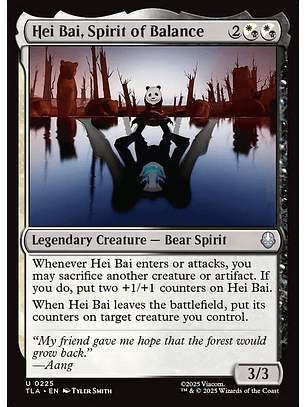 Hei Bai, Spirit of Balance - TLA - U