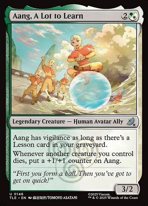 Aang, A Lot to Learn - TLA - U
