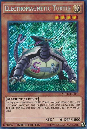 Electromagnetic Turtle - YGLD-ENA00 - Secret Rare Limited Edition 1