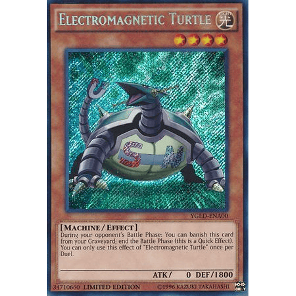 Electromagnetic Turtle - YGLD-ENA00 - Secret Rare Limited Edition