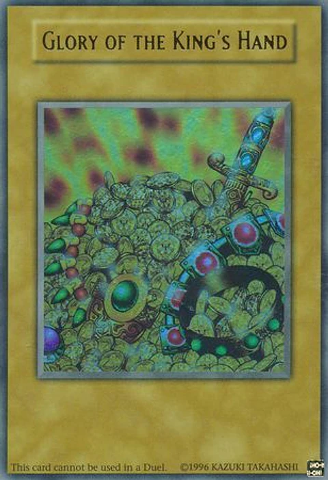 Glory of the King's Hand - Ultra Rare YGLD
