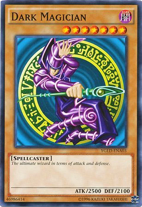 Dark Magician - YGLD-ENA03 - Common