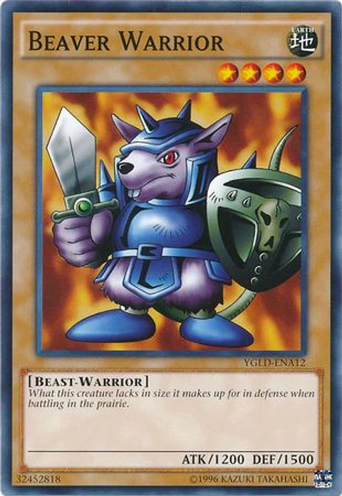 Beaver Warrior - YGLD-ENA12 - Common