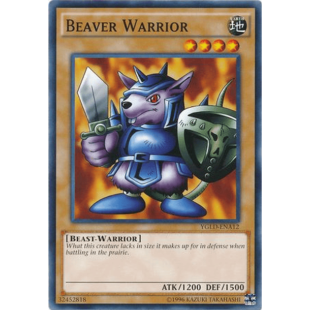 Beaver Warrior - YGLD-ENA12 - Common