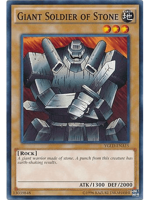 Giant Soldier of Stone - YGLD-ENA15 - Common 