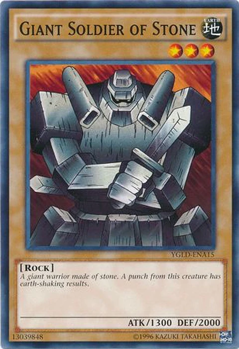 Giant Soldier of Stone - YGLD-ENA15 - Common 