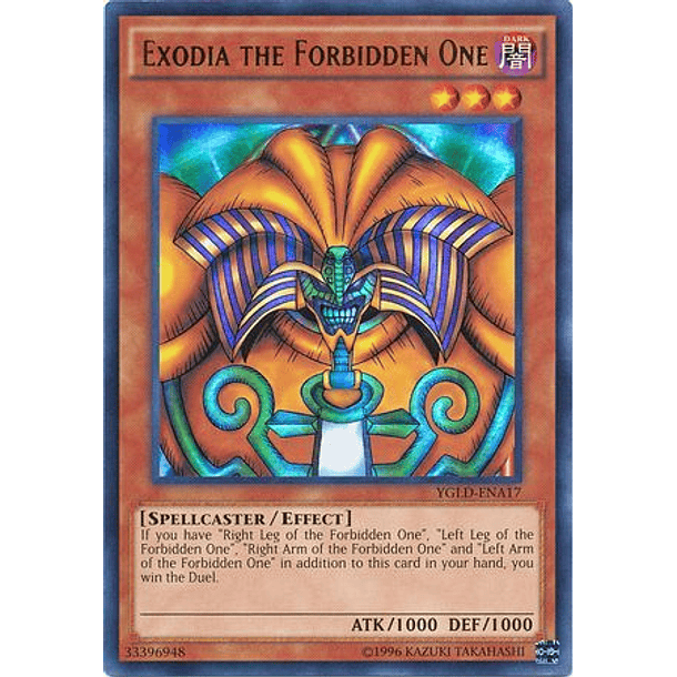 Exodia the Forbidden One - YGLD-ENA17 - Ultra Rare 