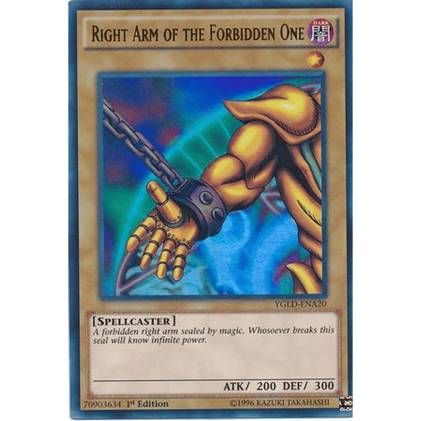 Right Arm of the Forbidden One - YGLD-ENA20 - Ultra Rare