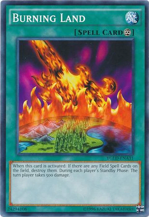 Burning Land - YGLD-ENA31 - Common