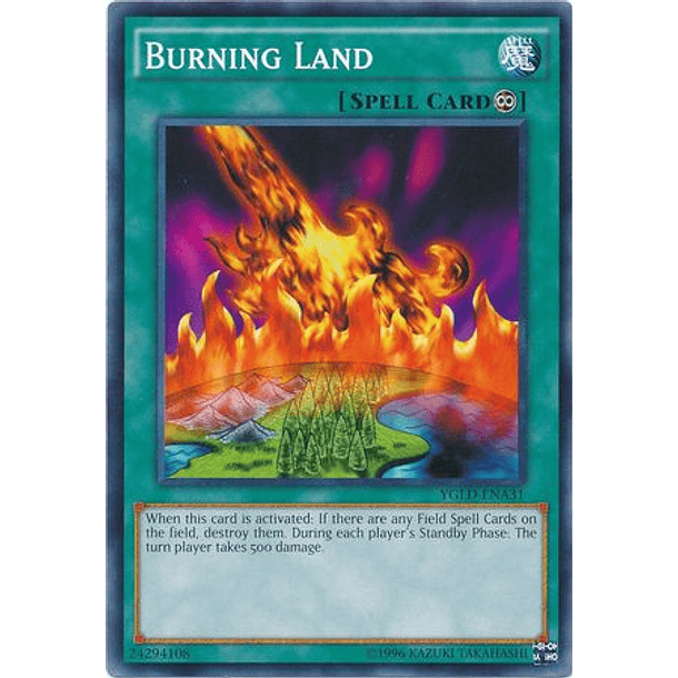 Burning Land - YGLD-ENA31 - Common