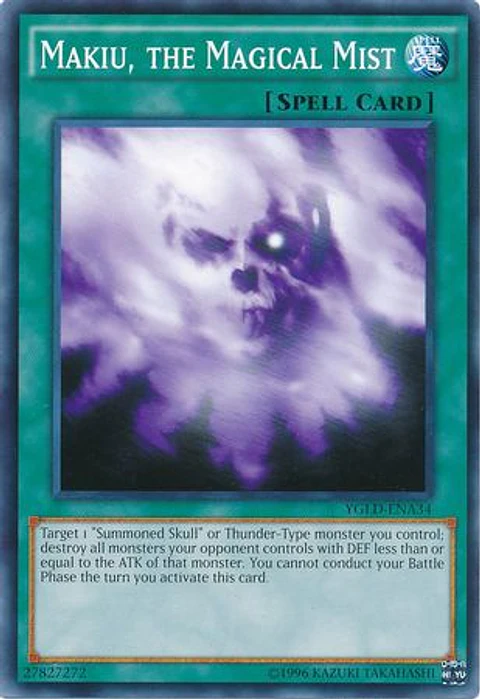 Makiu, the Magical Mist - YGLD-ENA34 - Common