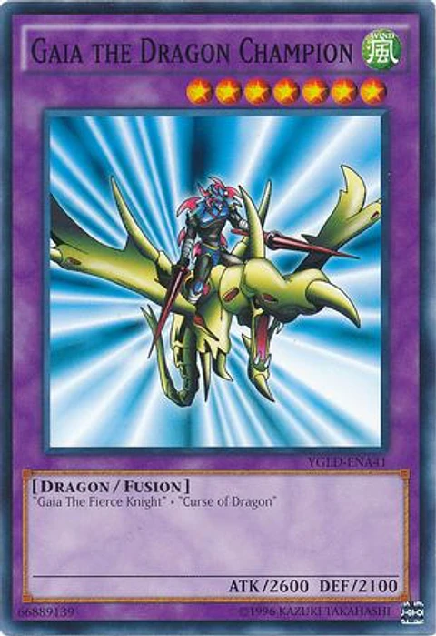 Gaia the Dragon Champion - YGLD-ENA41 - Common