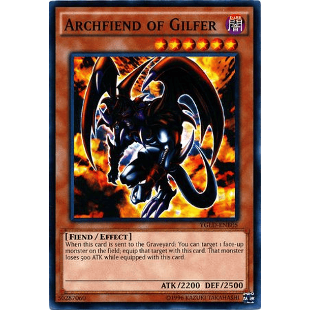 Archfiend of Gilfer - YGLD-ENB05 - Common