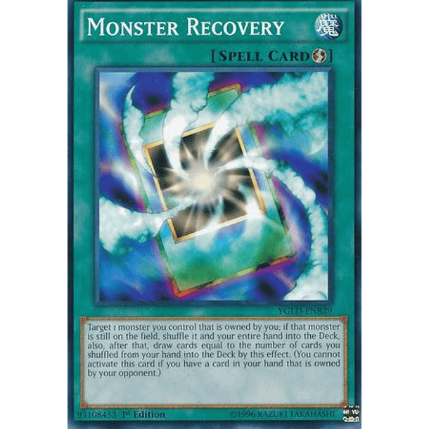 Monster Recovery - YGLD-ENB29 - Common