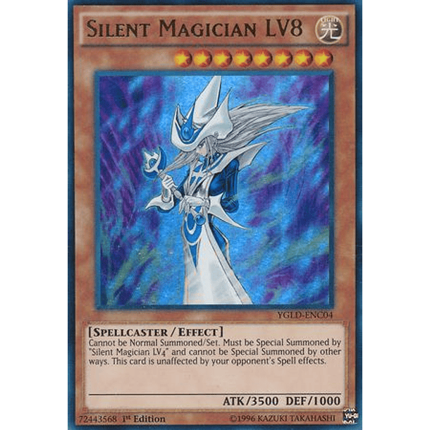 Silent Magician LV8 - YGLD-ENC04 - Ultra Rare