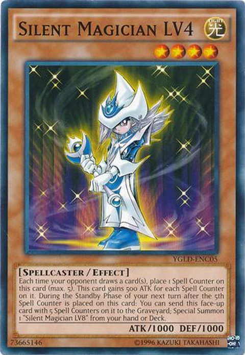 Silent Magician LV4 - YGLD-ENC05 - Common