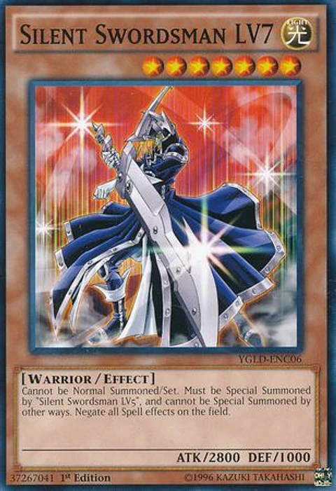 Silent Swordsman LV7 - YGLD-ENC06 - Common 