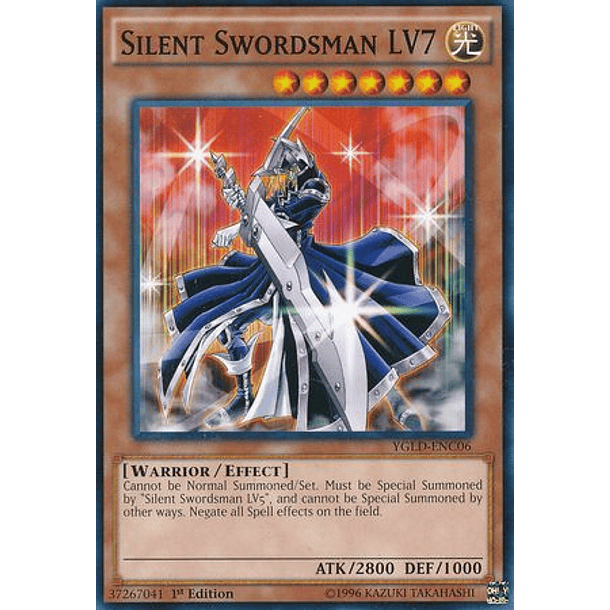 Silent Swordsman LV7 - YGLD-ENC06 - Common 