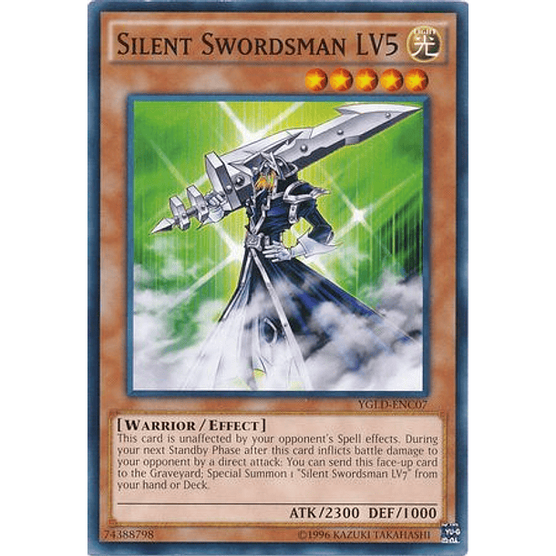 Silent Swordsman LV5 - YGLD-ENC07 - Common  