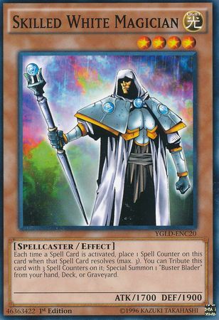 Skilled White Magician - YGLD-ENC20 - Common 1