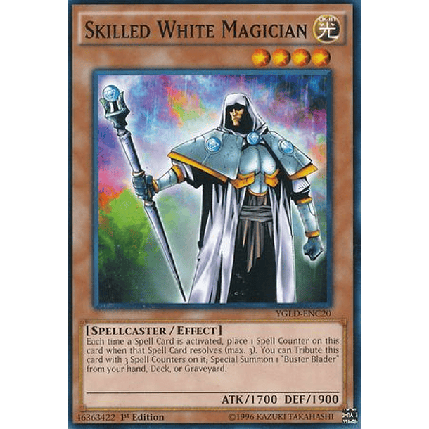 Skilled White Magician - YGLD-ENC20 - Common