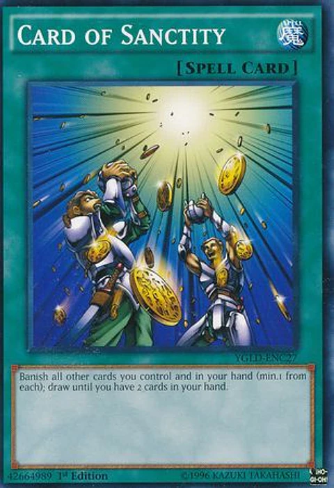 Card of Sanctity - YGLD-ENC27 - Common 
