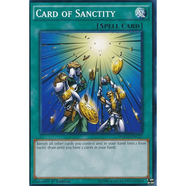 Card of Sanctity - YGLD-ENC27 - Common 