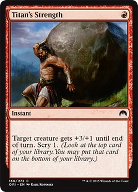 Titan's Strength - ORI - C 